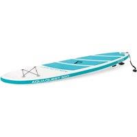 INTEX AquaQuest 320 Inflatable Paddle Board Package - White & Blue