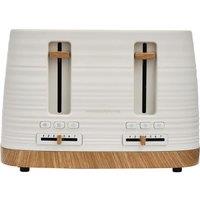 MORPHY RICHARDS Clay 243102 4-Slice Toaster - China Clay, White