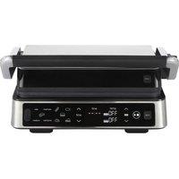 MORPHY RICHARDS ThermoGrill Electric Contact Grill - Silver & Black, Black,Silver/Grey