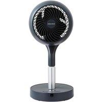 MORPHY RICHARDS Air Flex Portable 8 Pedestal Fan - Silver & Black, Black,Silver/Grey