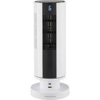 MORPHY RICHARDS Air Flex Portable 14 Rechargeable USB Tower Fan - White, White