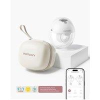 MOMCOZY M5 Smart Wearable Single Electric Breast Pump - Grey