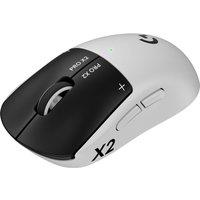 LOGITECH G Pro X2 Superstrike Wireless Optical Gaming Mouse - Lunar Eclipse, White,Black