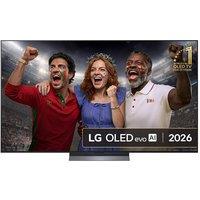 77" LG C6 OLED AI 4K HDR Smart TV 2026 - OLED77C66LB, Silver/Grey