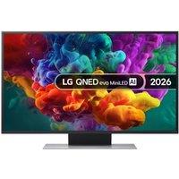 LG QNED86 QNED AI Mini LED 4K HDR Smart TV 2026 - 43QNED86B6B, Silver/Grey