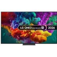 75" LG QNED86 QNED AI Mini LED 4K HDR Smart TV 2026 - 75QNED86B6B, Silver/Grey