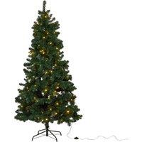 SMART GARDEN Three Kings InLit Christmas Tree with Lights - 7 ft, Green