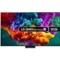LG QNED87 100" QNED AI Mini LED 4K HDR Smart TV 2026 - 100QNED87B6, Silver/Grey