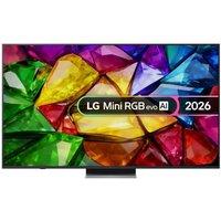 50" LG MRGB88 Mini RGB AI 4K HDR Smart TV 2026 - 50MRGB88B6B, Silver/Grey