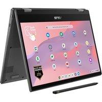 ASUS CM14 Flip 14" 2 in 1 Chromebook - MediaTek Kompanio 520, 128 GB eMMC, Gravity Grey, Silver/Grey