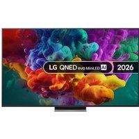 65" LG QNED86 QNED AI Mini LED 4K HDR Smart TV 2026 - 65QNED86B6B, Silver/Grey