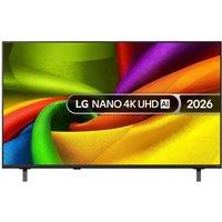 50" LG NU85 LED 4K HDR Smart TV 2026 - 50NU850B6LA, Black