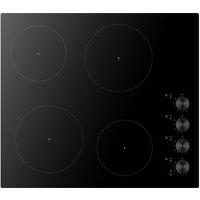 LOGIK LCHOBKN26 59 cm Electric Ceramic Hob - Black, Black