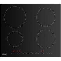 Logik LINDHOB26 59 cm Electric Induction Hob - Black, Black