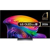 77" LG C6 OLED AI 4K HDR Smart TV 2026 - OLED77C64LA, Silver/Grey