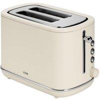 LOGIK L02STC26 2-Slice Toaster - Cream, Cream