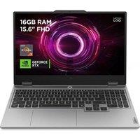 Lenovo LOQ 15.6" Refurbished Gaming Laptop - AMD Ryzen 7, RTX 3050, 1 TB SSD (Very Good Condition), Silver/Grey
