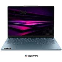 LENOVO Yoga Slim 7 14" Refurbished Laptop, Copilot PC - AMD Ryzen AI 7, 1 TB SSD, Teal (Very Good Condition), Green,Blue