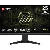 MSI MAG 255F X24 Full HD 24.5 IPS LCD Gaming Monitor - Black, Black
