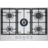 BOSCH Series 6 PCQ7A5I90 75 cm Gas Hob - Stainless steel, Stainless Steel