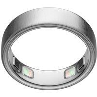 Oura Ring 5 - Brushed Silver, Size 6, Silver/Grey
