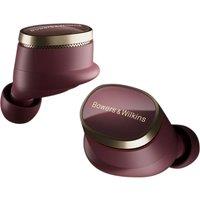 Bowers&Wilkins Pi8 Wireless Bluetooth Noise-Cancelling Earbuds - Dark Burgundy, Red