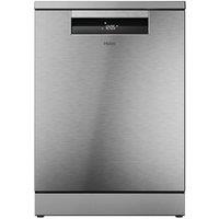 Haier XF 4A4M4BX-80 Full-size WiFi-enabled Dishwasher - Silver, Silver/Grey