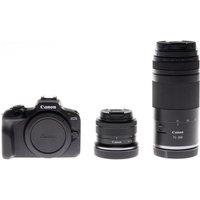 CANON EOS R100 Mirrorless Camera with RF-S 18-45 mm f/4.5-6.3 IS STM & RF 75-300 mm f/4-5.6 Lens, Black