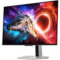 SAMSUNG Odyssey G8 G80SH 4K 32 OLED Gaming Monitor - Silver, Silver/Grey
