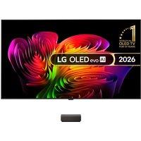 77" Lg W6 OLED AI 4K HDR True Wireless Smart TV 2026 - OLED77W69LA, Silver/Grey