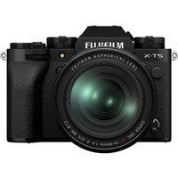 FUJIFILM X-T5 Mirrorless Camera with FUJINON XF 16-80 mm f/2.8-4.0 OIS WR Lens - Black, Black