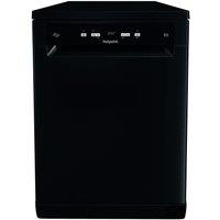 HOTPOINT HP2FFC14BN6BUK Full-size Dishwasher - Black, Black