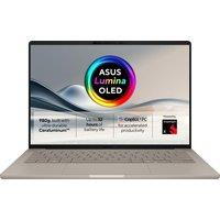 ASUS Zenbook A14 UX3407QA 14" Laptop, Copilot PC Snapdragon X, 1 TB SSD, Beige, Cream,Silver/Grey