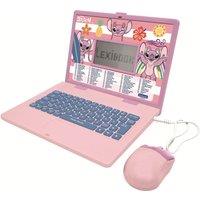 LEXIBOOK Bilingual French & English Educational Laptop - Disney Stitch