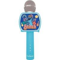 LEXIBOOK Disney Stitch Bluetooth Kids Karaoke Microphone - Blue