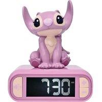 LEXIBOOK Nightlight Alarm Clock - 3D Disney Stitch Angel
