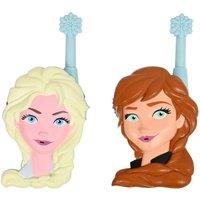 LEXIBOOK Disney Frozen 3D Walkie Talkies Set, Blue,Brown,Cream