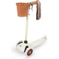 MOVE Mini Go Tilt 3-Wheel Kids Kick Scooter - Brown & White, White,Brown