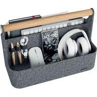 LEITZ Portable Desk Organiser with Handle - Dark Grey