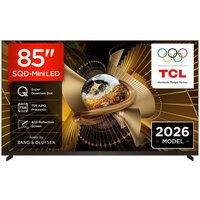 85" TCL X11L SQD-Mini LED 4K HDR Smart Google TV 2026 - 85X11L-UK, Black