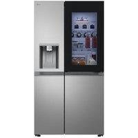 LG Fit & Max GSXE81PYBE American-Style Smart Fridge Freezer Prime Silver, Silver/Grey