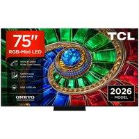 75" TCL RM7L RGB-Mini LED 4K HDR Smart Google TV - 75RM7L-UK, Black