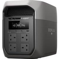 ECOFLOW DELTA 3 Max 2048 Wh Portable Power Station, Silver/Grey