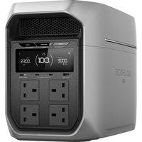 ECOFLOW DELTA 3 Max Plus 2048 Wh Portable Power Station, Silver/Grey