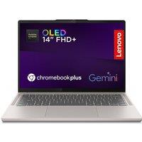 LENOVO 83MY002HUK 14" Chromebook - MediaTek Kompanio Ultra, 128 GB UFS, Seashell, Silver/Grey