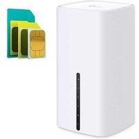 Tp-Link Archer NX200 WiFi 5G Router (AX 1800, Dual-band) & 60 GB Data Pay As You Go SIM Card Bundle