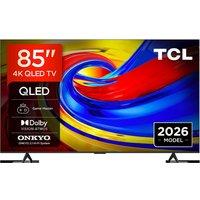 85 TCL P7L QLED 4K HDR Smart Google TV 2026 - 85P7L-UK, Black
