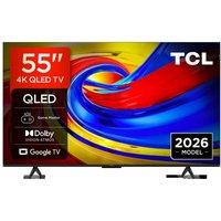 55 Tcl P7L QLED 4K HDR Smart Google TV 2026 - 55P7L-UK, Black