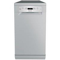 HOTPOINT HP3FC10BS7A0SUK Slimline Dishwasher - Silver, Silver/Grey