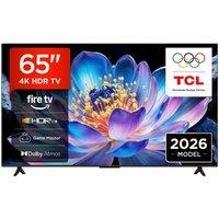 65" TCL V6D LED 4K HDR Smart Fire TV 2026 - 65V6D-UK, Black
